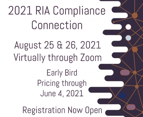 Flyer for 2021 RIA Compliance Connection